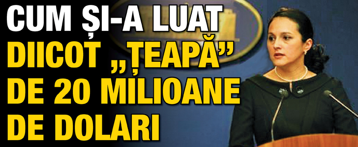 Cum si-a luat DIICOT „teapa” de 20 milioane de dolari