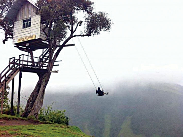 „Casa Del Arbol” sau leaganul de la capatul lumii. Ti-ai lasa copilul sa se dea in asa ceva?