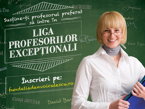 Romanii au votat cei mai buni dascali din tara. Primii zece s-au calificat in „Liga profesorilor exceptionali”