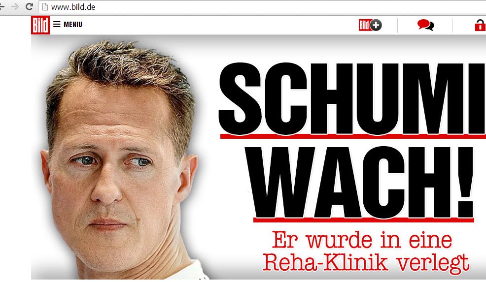 Michael Schumacher a iesit din coma. A fost transferat deja intr-o alta clinica!