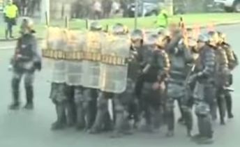 Proteste la Sao Paulo, cu trei zile inainte de inceperea Campionatului Mondial de Fotbal