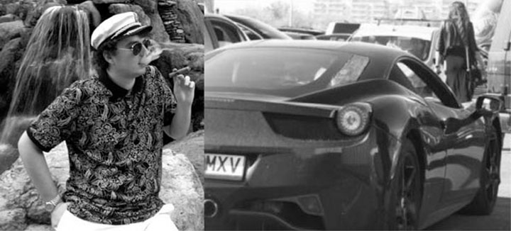 Beizadeaua lui Micula s-a imbatat si si-a rupt… Ferrari-ul