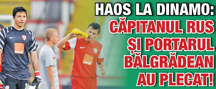 Haos la Dinamo: capitanul Rus si portarul Balgradean au plecat!