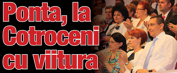 Ponta, la Cotroceni cu viitura