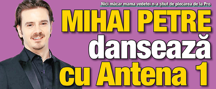 Mihai Petre danseaza cu Antena 1