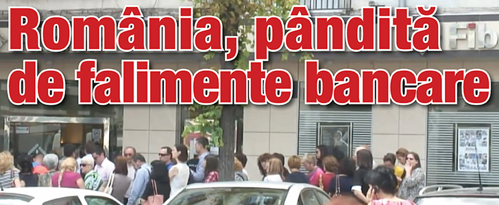 Romania, pandita de falimente bancare