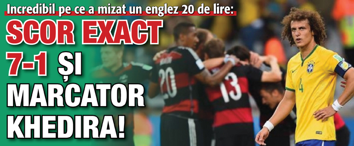 Scor exact 7-1 si marcator Khedira!