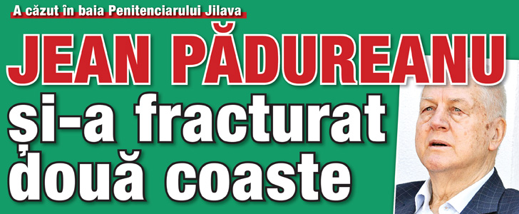 Jean Padureanu si-a fracturat doua coaste