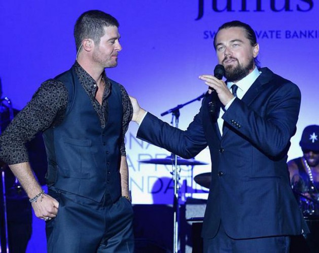 dicaprio si robin thicke - Ziarul National