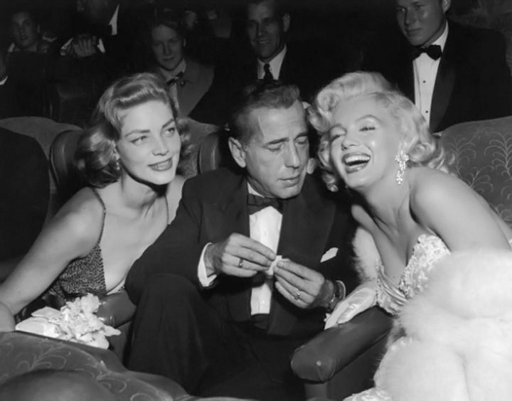 lauren-bacall-humphrey-bogart-and-marilyn-monroe - Ziarul National