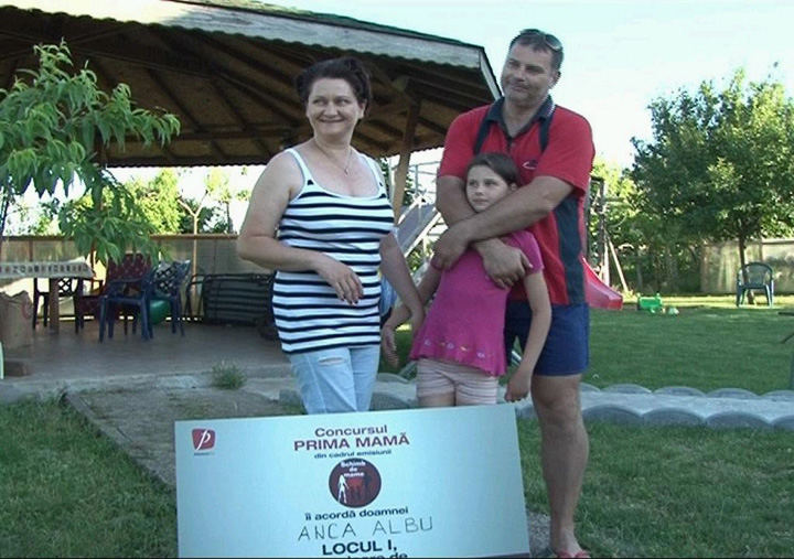 S-a ales „Prima Mama”, la Prima TV:  Anca Albu a castigat premiul de 2.500 de euro