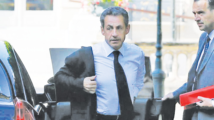 Former French President Nicolas Sarkozy arrives at the National Assembly in Paris - Ziarul National