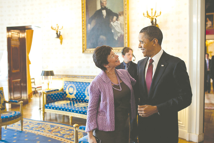 valerie jarett si obama - Ziarul National