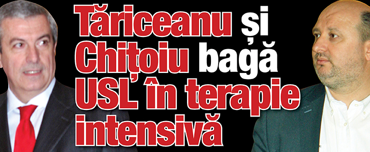 Tariceanu si Chitoiu baga USL in terapie intensiva