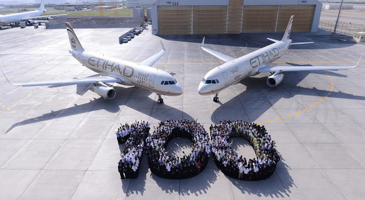 Odata cu aeronava 101 achizitionata, Etihad Airways ne aminteste cat de aerieni suntem!