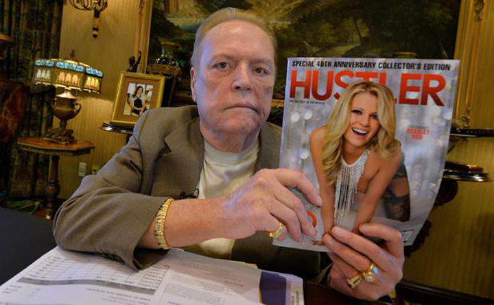 Larry Flynt a sarbatorit 40 de ani de Hustler