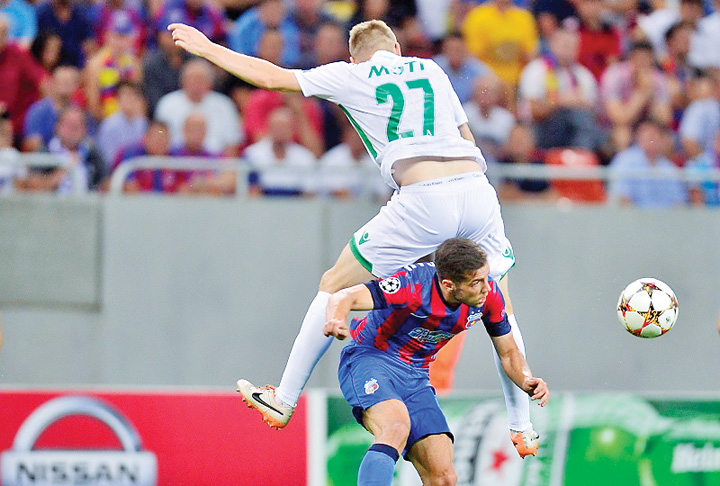 FOTBAL - LIGA CAMPIONILOR - STEAUA - LUDOGORET - Ziarul National