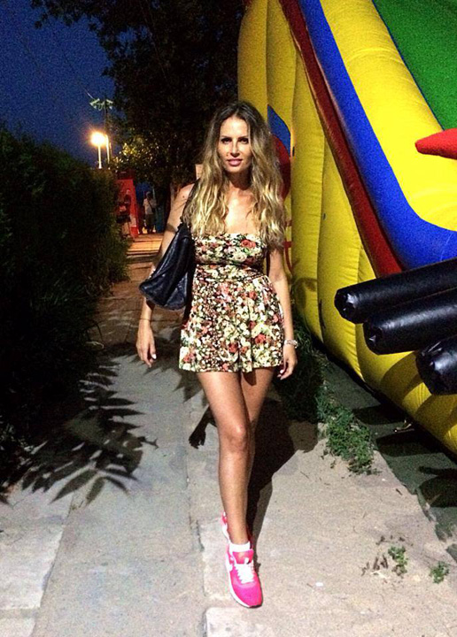 Andreea Banica, la „masinute”