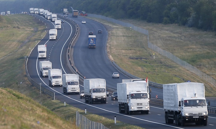 Russian humanitarian convoy moves to Ukraine - Ziarul National