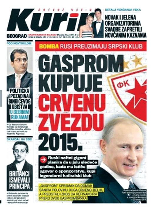 Putin cumpara Steaua Rosie Belgrad!