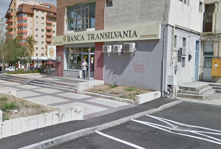 Banca Transilvania, jefuita in 40 de secunde