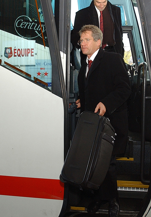 Ladislau Boloni, sosirea echipei Rennes. - Ziarul National