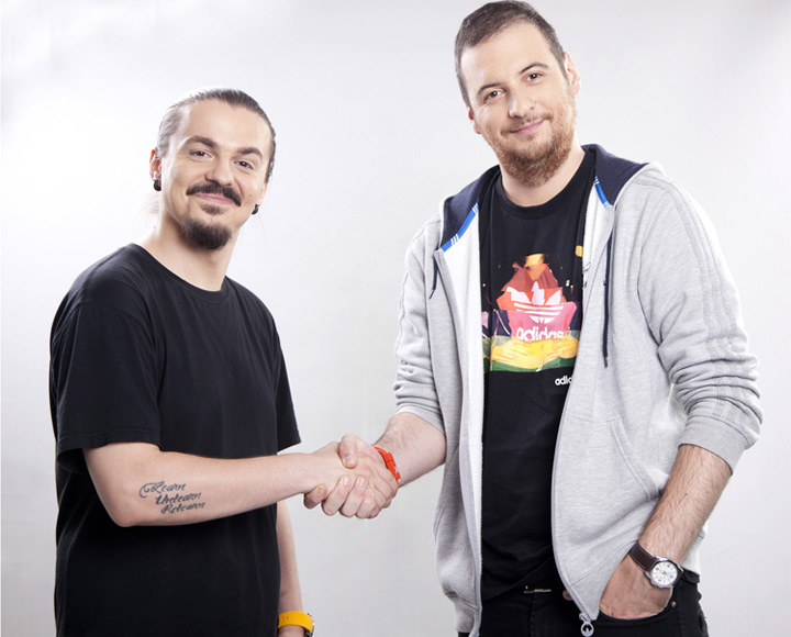 Sergiu si Andrei, gazdele matinalului Kiss FM, intra in paine pe 10 septembrie