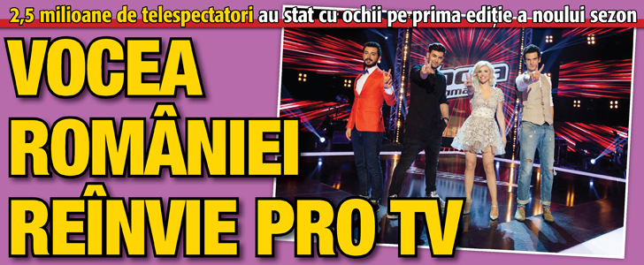 Vocea Romaniei reinvie PRO TV