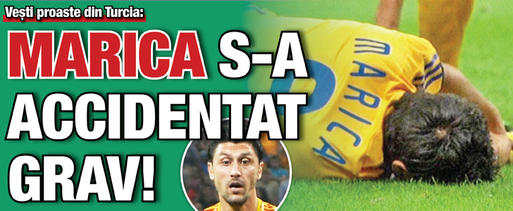 Marica s-a accidentat grav!