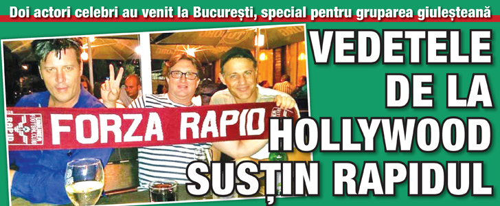 Vedetele Hollywood-ului sustin Rapidul