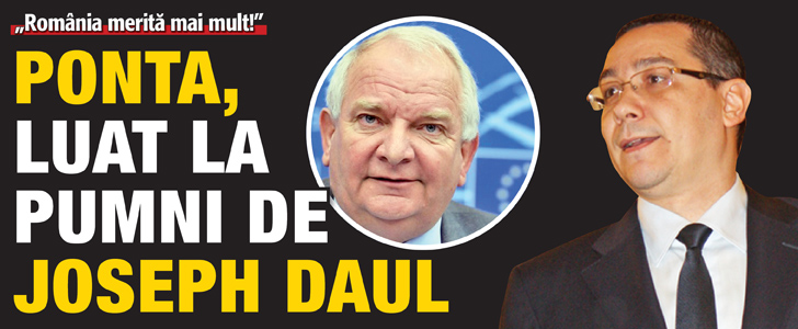 Victor Ponta, luat la pumni de Joseph Daul