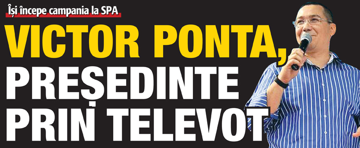 Ponta, presedinte prin televot