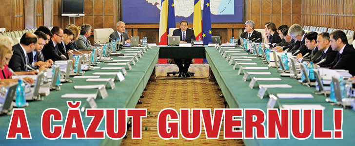 A cazut Guvernul!