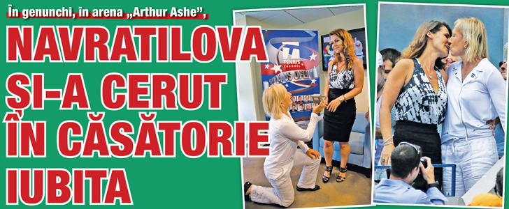 Navratilova si-a cerut in casatorie iubita
