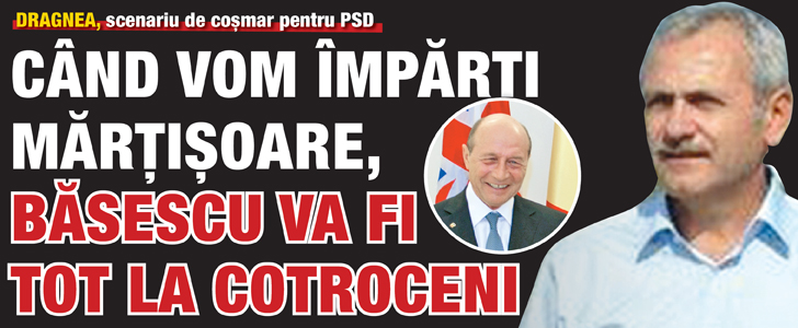Cand vom imparti martisoare, Basescu va fi tot la Cotroceni