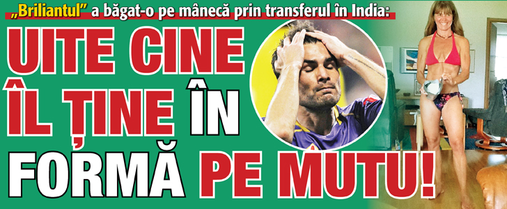Uite cine il tine in forma pe Mutu!