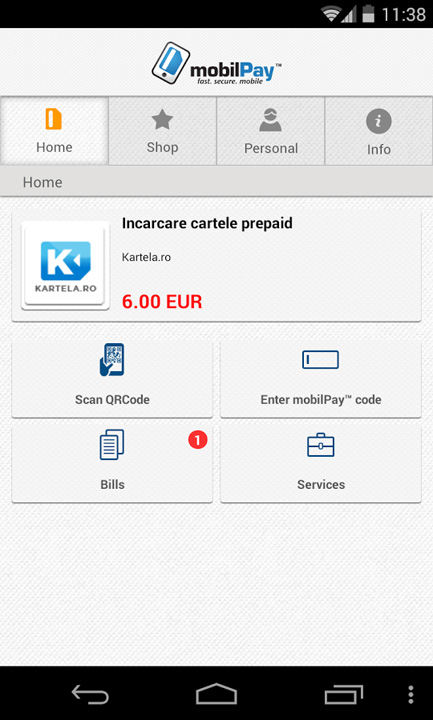 Primul portofel electronic din Romania pentru plati cu smartphone-ul