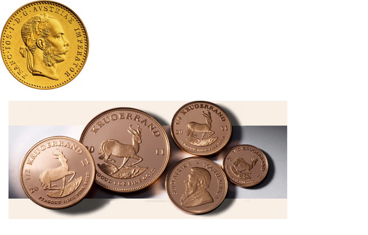 Ducatii si monedele din Africa de Sud suint oferite frecvent drept cadou la...