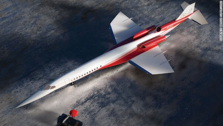 Jet-ul supersonic cu care, daca e ceva, poti sa zbori din tara numaidecat!