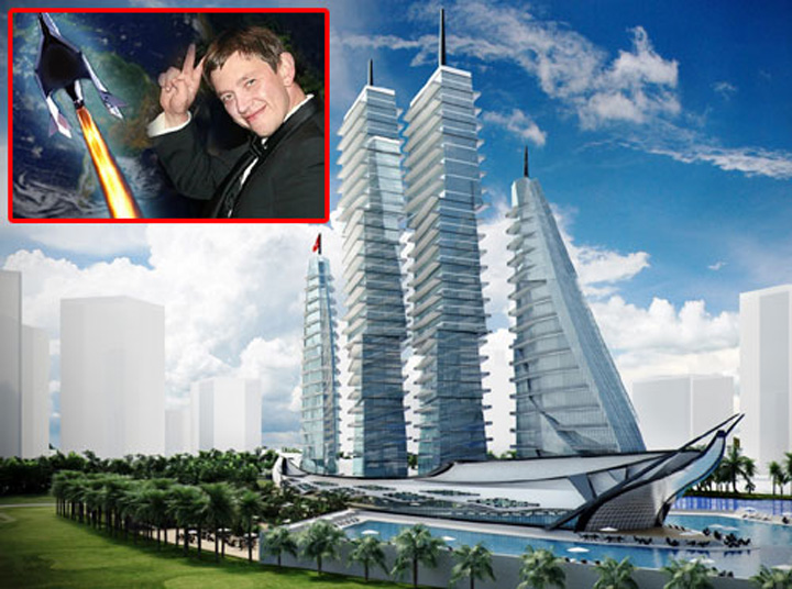Megaproiectul lui Vasily Klyukin, arhitectul care a pus si el botul la vrajeala lui Richard Branson
