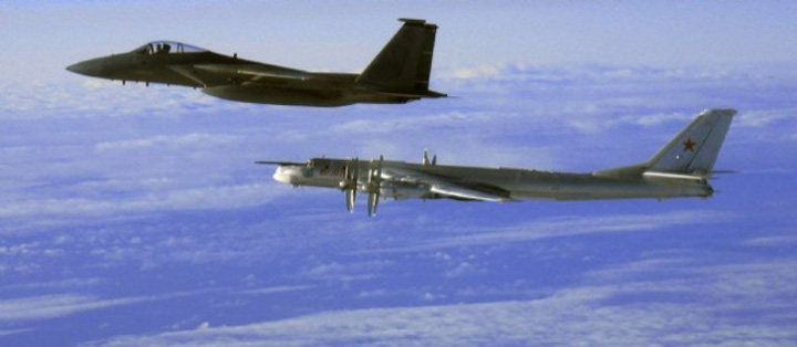 NATO, provocat de Rusia cu avioane de vanatoare si bombardiere