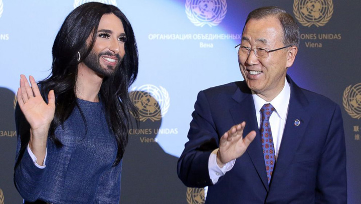 Ban Ki- moon, zapacit de  Conchita Wurst