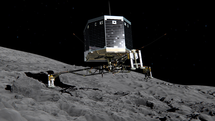 Philae_touchdown - Ziarul National