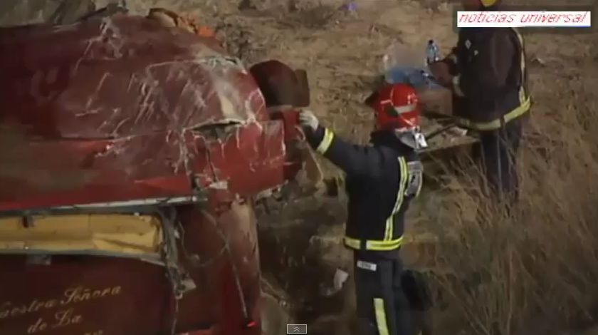 Spania: 13 oameni au murit si peste 40 au fost raniti intr-un cumplit accident (VIDEO)