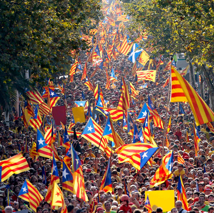 Catalanii vor sa se rupa de tot de Spania