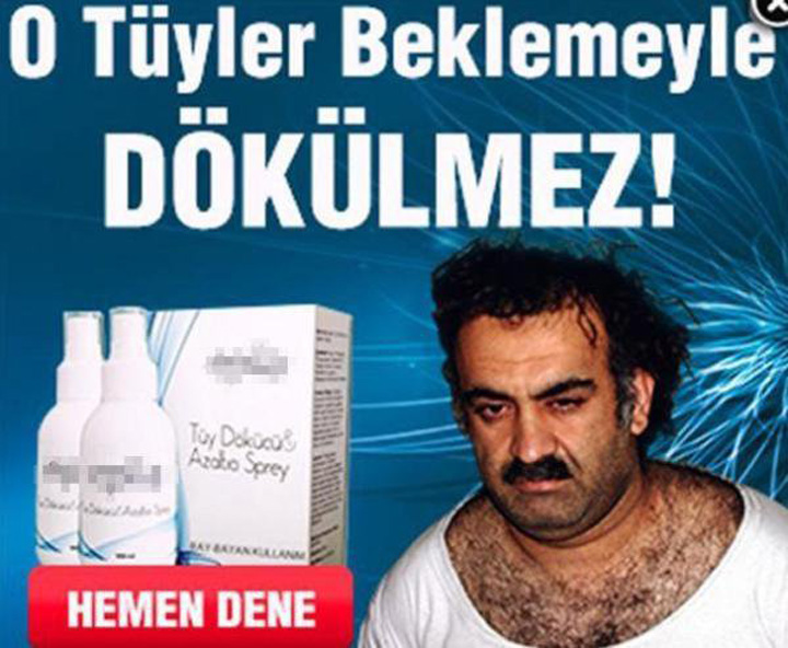 S-au epilat de pe piata! Un notoriu lider Al-Qaeda, folosit in promovarea unei creme