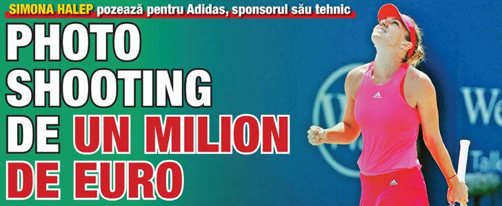 Simona Halep, photo shooting de un milion de euro