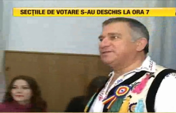 Funar, primul la urne