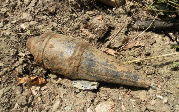 Au gasit un obuz in cartierul Militari
