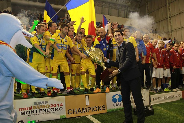 Romania, campioana europeana la fotbal. Minifotbal!